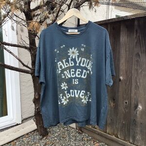 Daydreamer Blue Graphic Tee Fits Like An Xl Oversized Super Soft